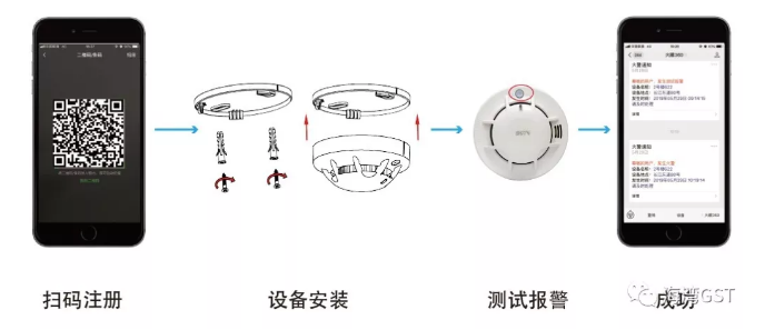 <a href=http://www.haiwan119.com target=_blank class=infotextkey>海灣</a>NB-loT感煙探測器安裝調試方便